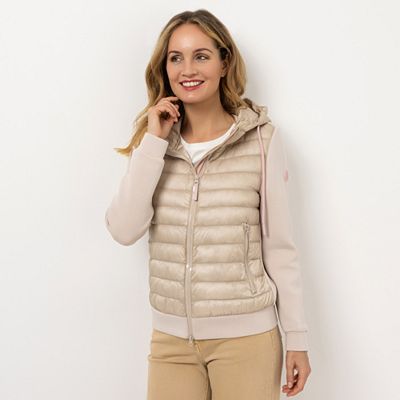 B-Ware STRANDFEIN Outdoorjacke Materialmix Stepp und Scuba