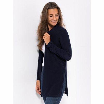 B-Ware KIM & CO. Cardigan, Langarm Deluxe Brazil Knit offene Front