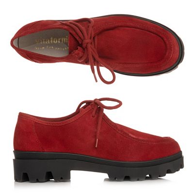 B-Ware VITAFORM Damen-Halbschuh Veloursleder Shock Absorber