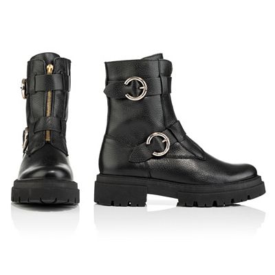Thumbnail - B-Ware ICONIC by Marina Hoermanseder Stiefelette echt Leder