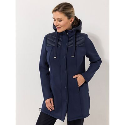 Thumbnail - B-Ware STRANDFEIN Longjacke Material-Mix Stepp und Scuba