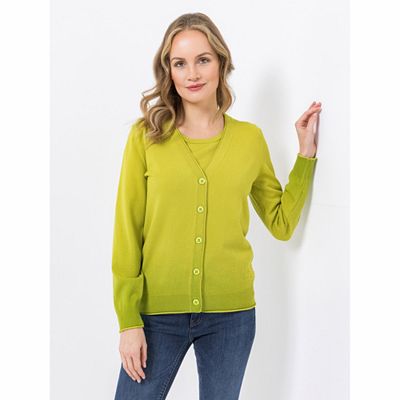 Thumbnail - B-Ware DAWID by Dawid Tomaszewski Cardigan, Langarm V-Ausschnitt