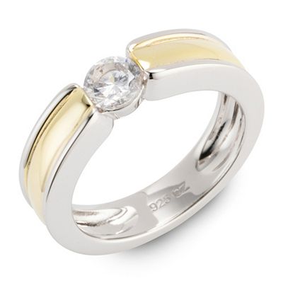 B-Ware DIAMONIQUE® Ring = 0,50ct Brillantschliff