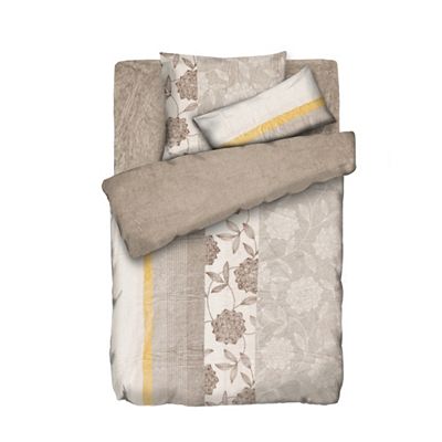 B-Ware BADIZIO Classic Wendebettwäsche Blumenranke Mikrofaser Plüsch