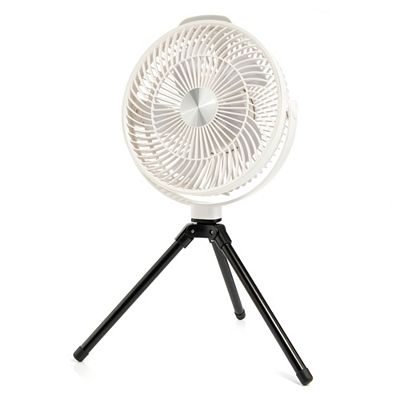 B-Ware Multi-Standventilator integrierte Powerbank LED-Licht bis zu 14h Laufzeit