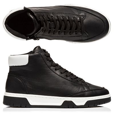 B-Ware VITAFORM Damen Hightop Sneaker Softnappaleder seitl. Reißverschluss