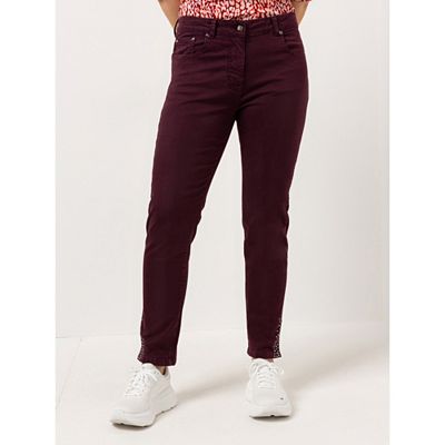 B-Ware AMINATI® Hose, knöchellang Seitenschlitze Verzierung