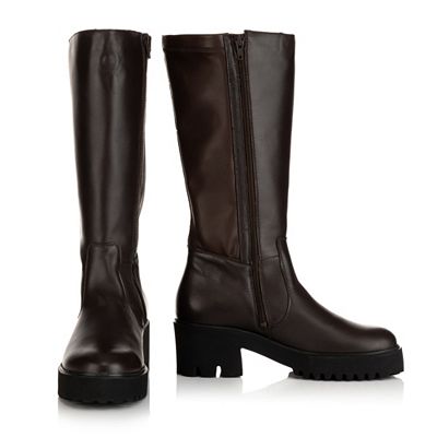 B-Ware VITAFORM Langschaftstiefel Nappaleder Stretchmaterial