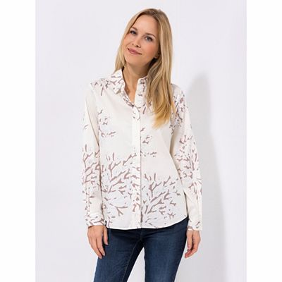 B-Ware DAWID by Dawid Tomaszewski Bluse, Knopfleiste Hemdblusenkragen