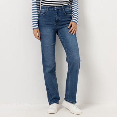 B-Ware STRANDFEIN Jeanshose lange Form 5-Pocket-Style