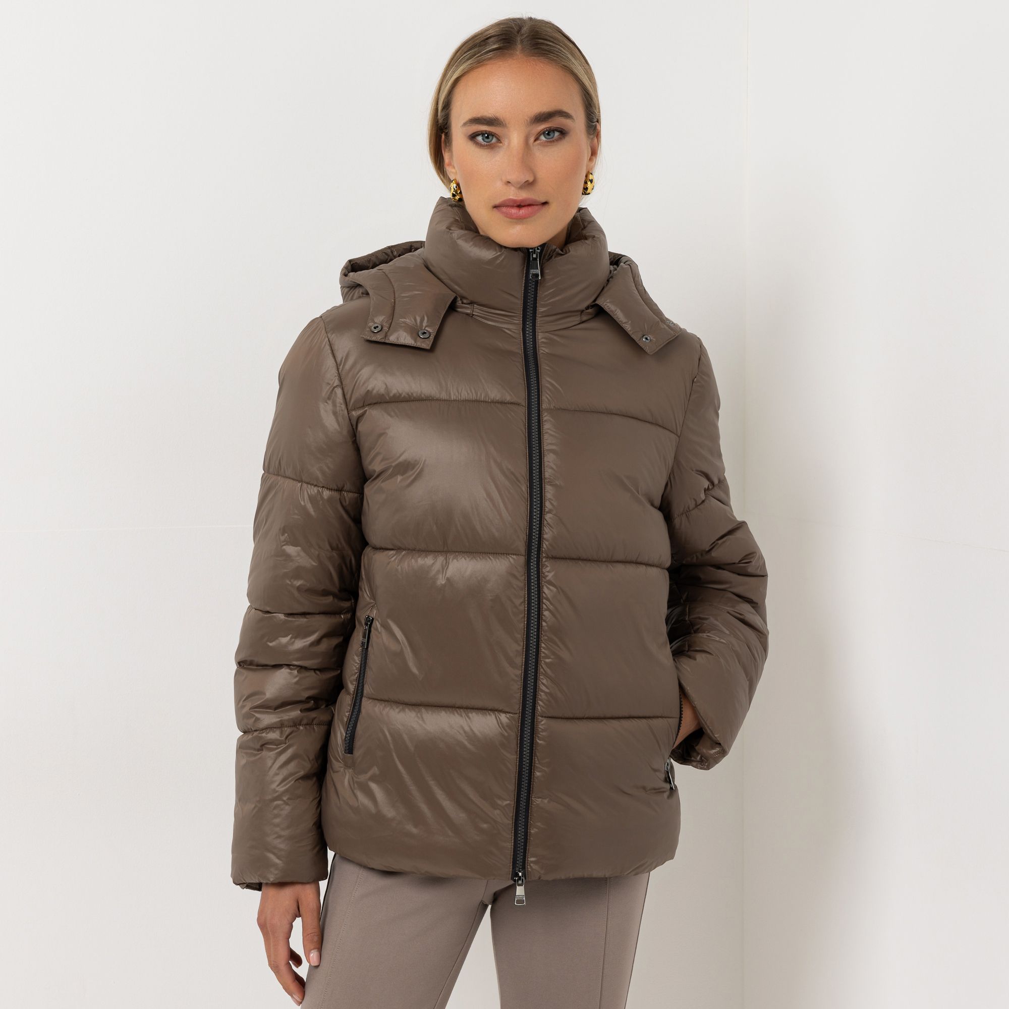 B-Ware STEFFEN SCHRAUT Steppjacke abnehmbare Kapuze Reißverschlusstaschen