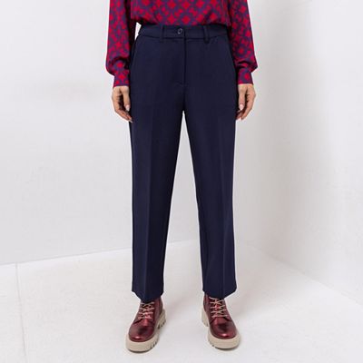 B-Ware DAWID by Dawid Tomaszewski Hose, knöchellang mit Bügelfalte