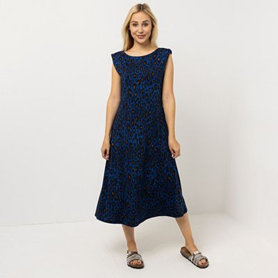 B-Ware KIM & CO. Kleid, ohne Arm Brazil Knit Jersey Rundhalsausschnitt