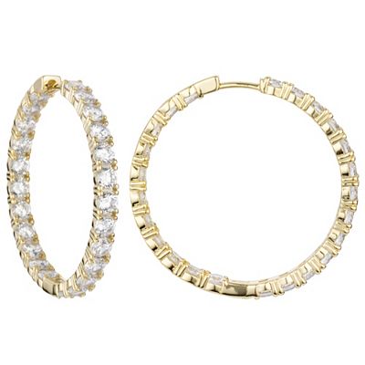 B-Ware DIAMONIQUE® Creolen = 7,68ct Brillantschliff