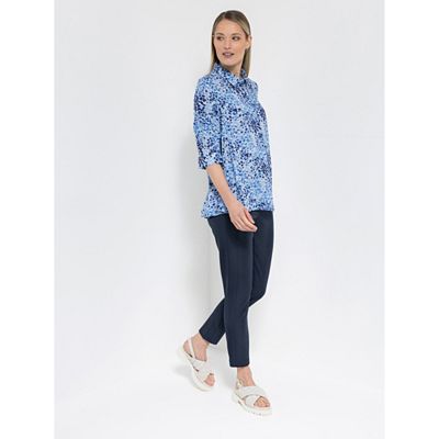 Thumbnail - B-Ware STEFFEN SCHRAUT Bluse, Capri 3/4-Arm gerafft durchgeknöpft