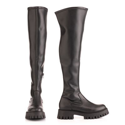 B-Ware STEFFEN SCHRAUT Damen-Stiefel Nappa echt Leder Overknee