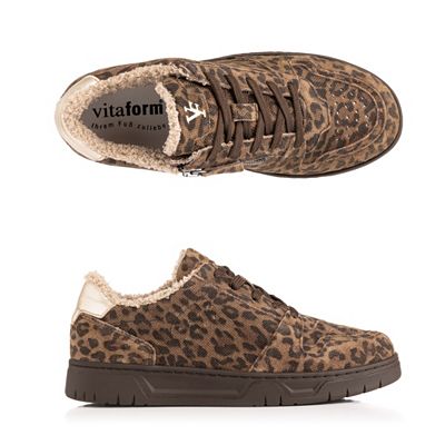 B-Ware VITAFORM Damen-Sneaker echt Leder Teddyfell