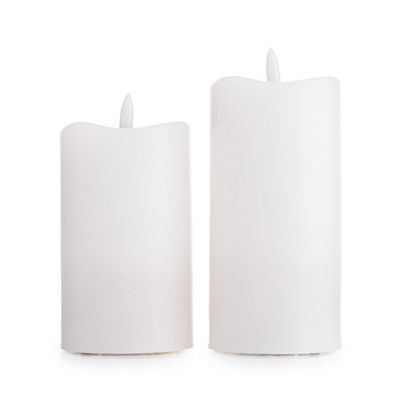 B-Ware ELAMBIA 2 LED-Kerzen Fiberglas-Effekt Flamme Luma, Timer