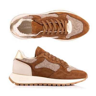 B-Ware STEFFEN SCHRAUT Damen-Sneaker Materialmix Echtleder