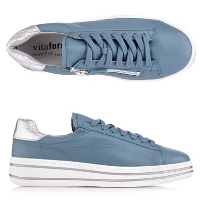 Thumbnail - B-Ware VITAFORM Damen- Sneaker Hirschleder Reißverschluss innen