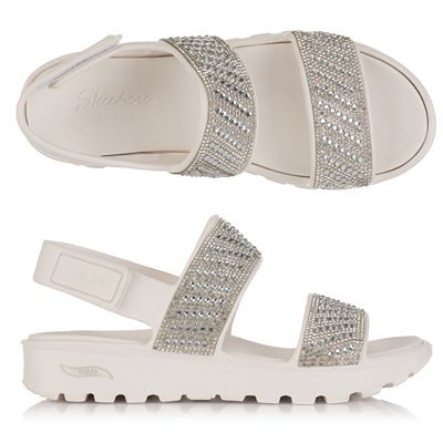 B-Ware SKECHERS Damen-Sandale Arch Fit Footsteps Strassverzierung