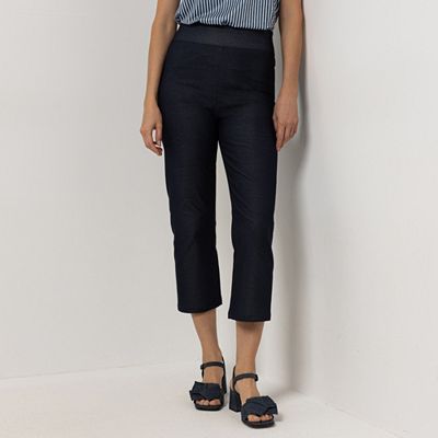 B-Ware KIM & CO. Hose, 7/8-Länge Denim Jersey Rundumdehnbund