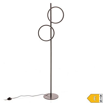 B-Ware LUMIDA Looks LED-Stehleuchte Ring-Design Fußschalter