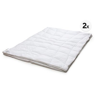 B-Ware GOLDWOLKE 4-Jahreszeitendecken Ganzjahres- & Sommerdecke, 2 Stück