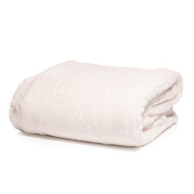 B-Ware MONT CHALET Plaid uni Mikrofaser