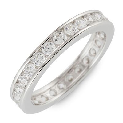B-Ware DIAMONIQUE® Eternity Ring mind. = 1,20ct Brillantschliff