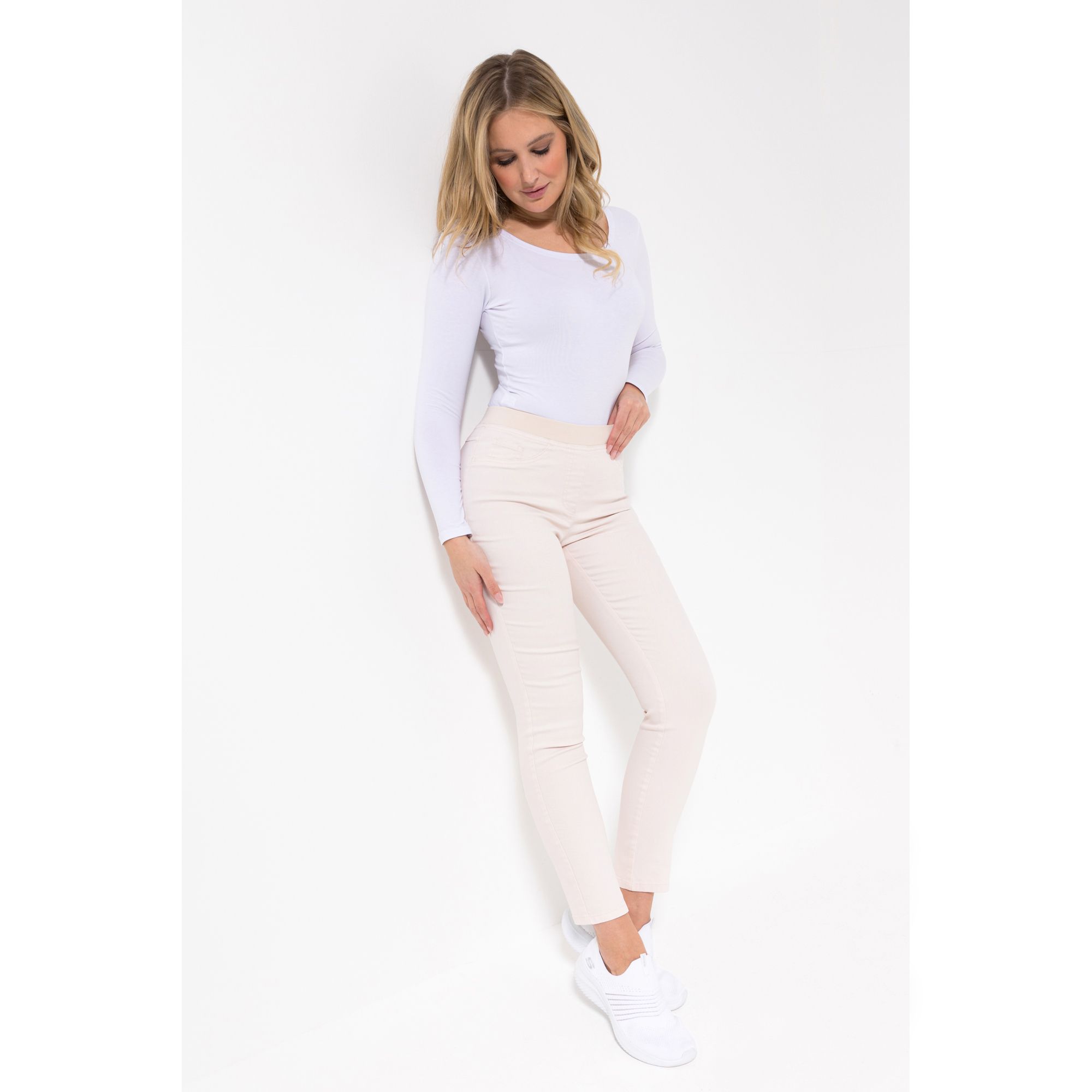 B-Ware VIA MILANO Jeggings Vanessa Rundumdehnbund Gesäßtaschen