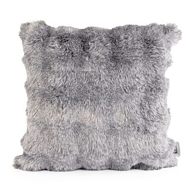 B-Ware MONT CHALET Heizkissen 50x50cm Mikrofaser Fellimitat inkl. Powerbank