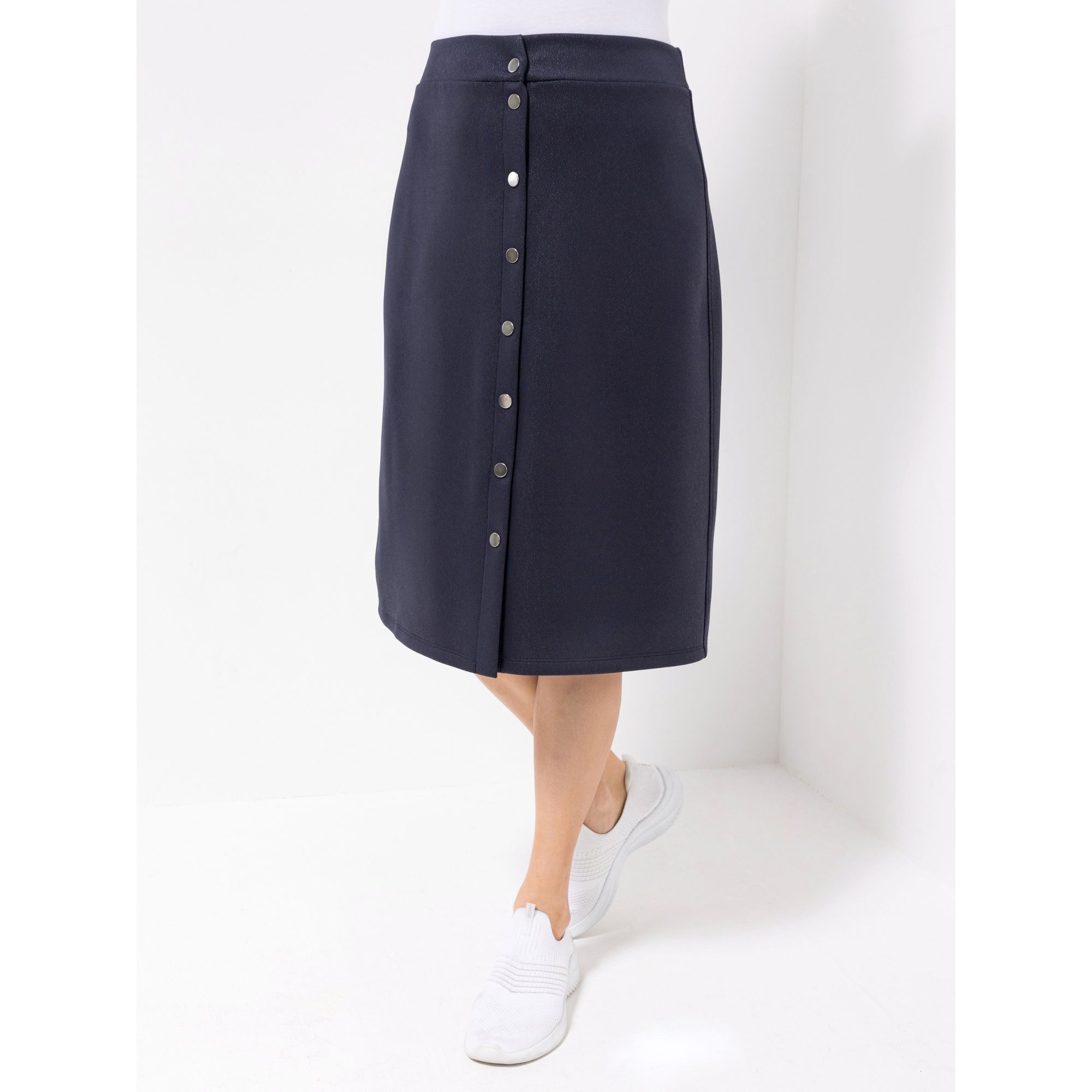 B-Ware KIM & CO. Rock Scuba Leder Optik Knopfleiste