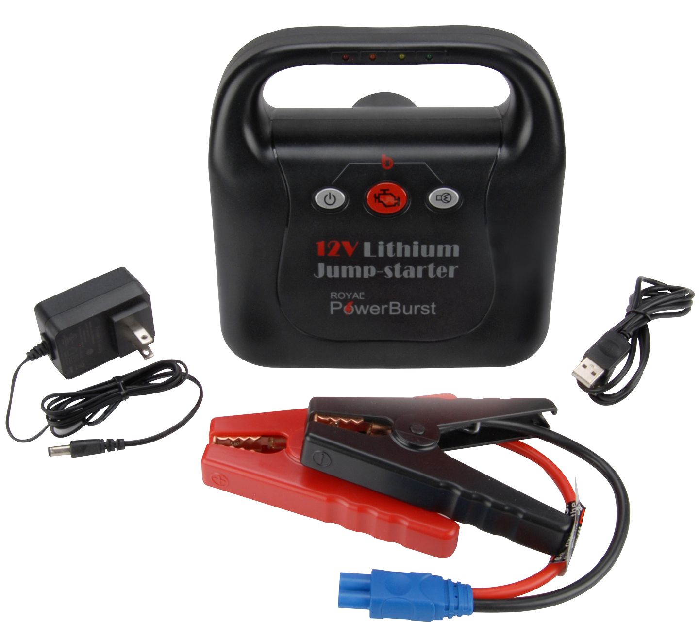 Royal Jump Starter, Portable Charger & Air Compressor —