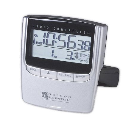 Oregon Scientific RM826 ExactSet Travel Alarm Clock - QVC.com