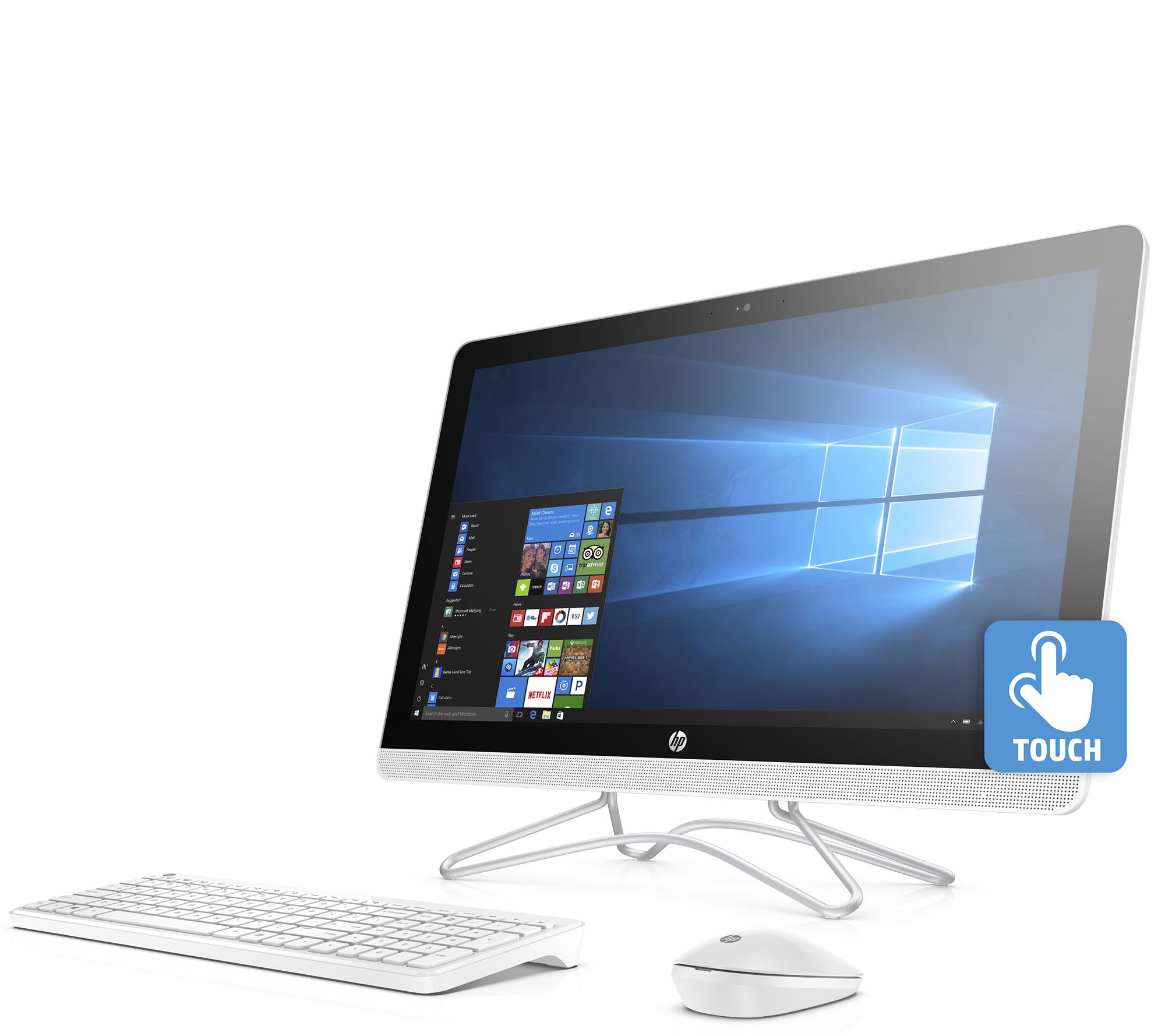  HP 24 Touch All in One PC Intel Core i3 1TB HDD with 