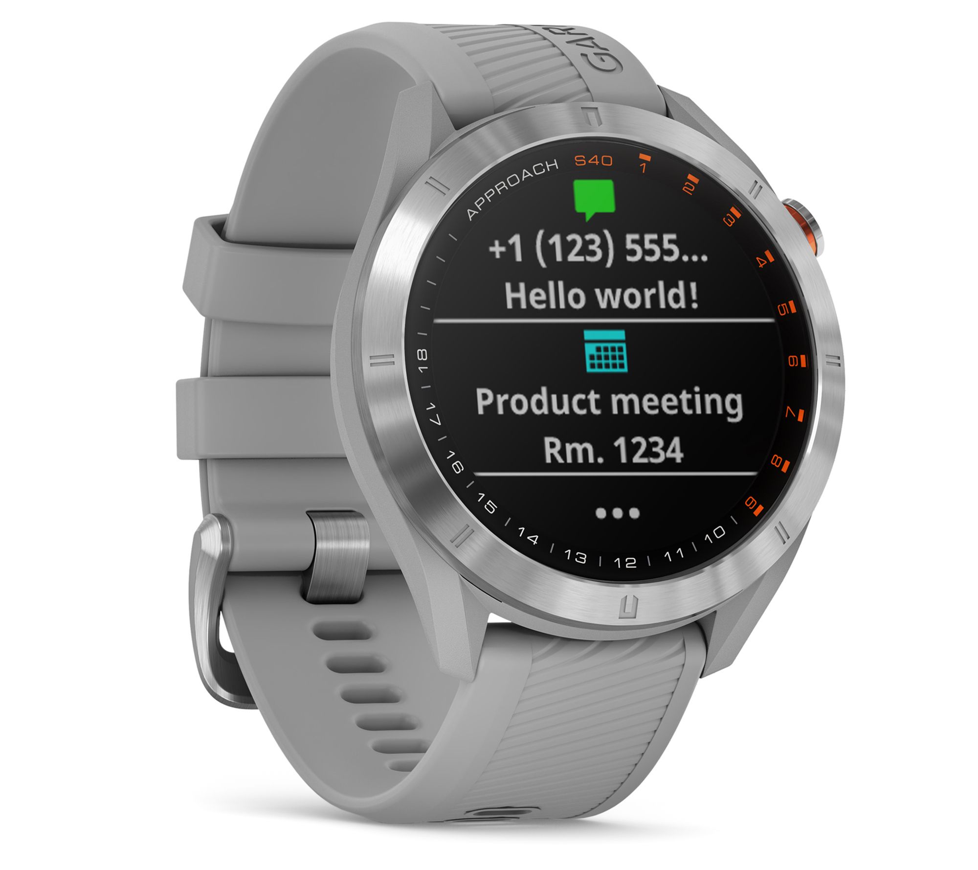 garmin watch with golf