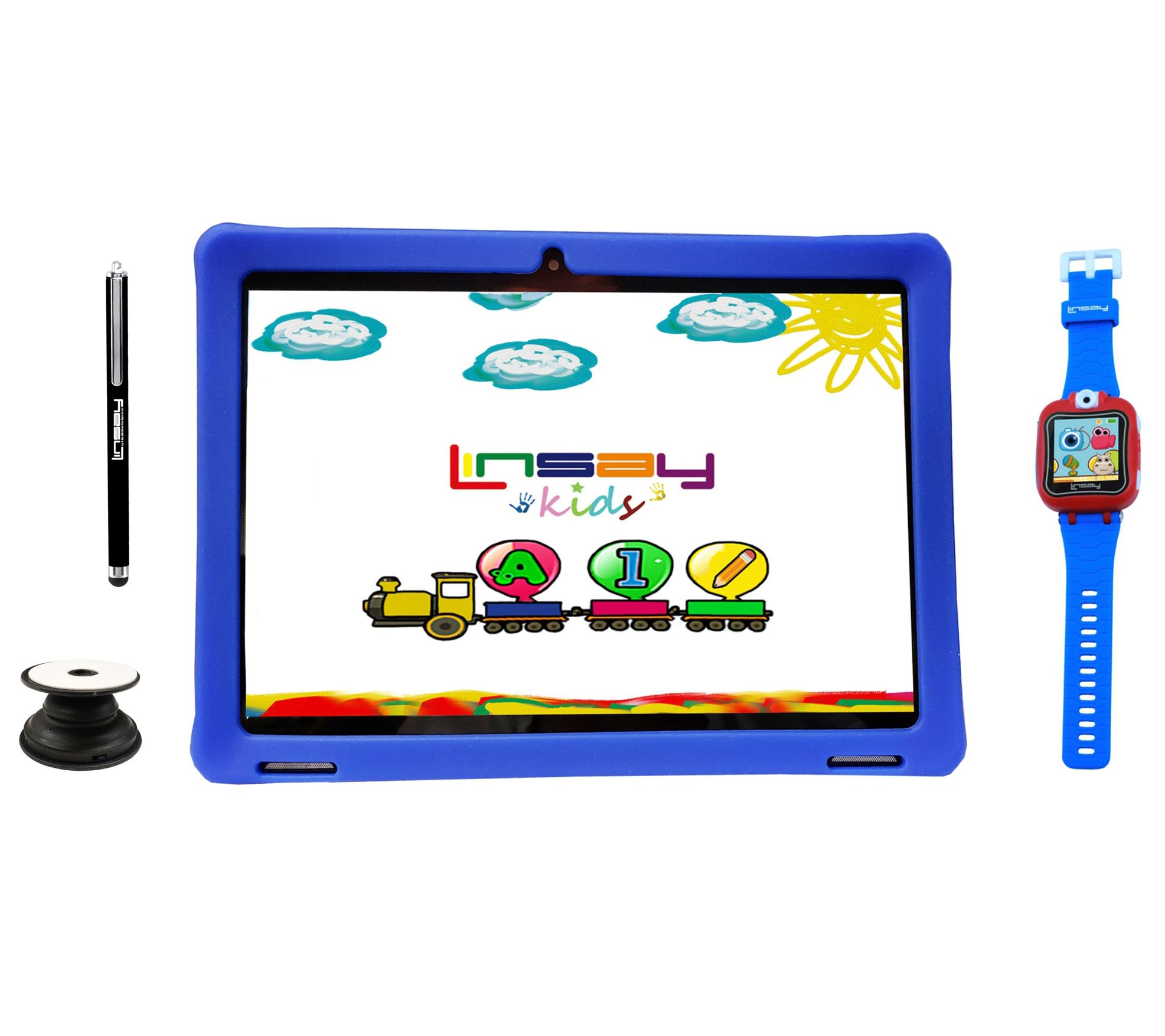 Linsay 10.1" 32GB IPS Tablet Bundle