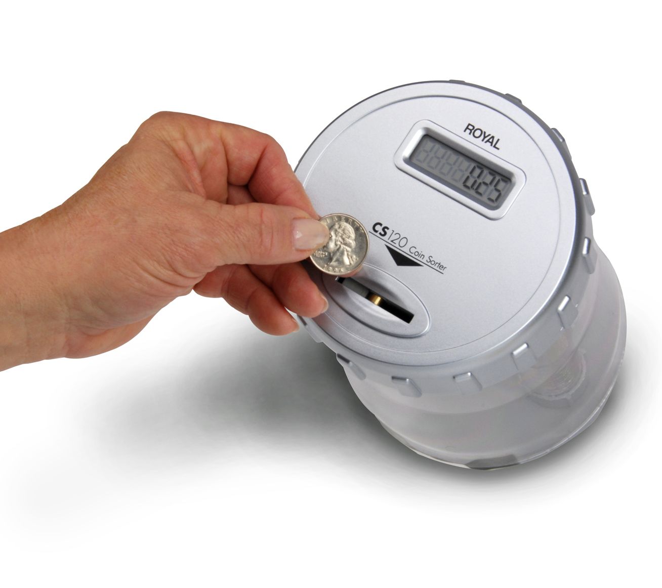 Royal Coin Counter and Sorter with Paper Coin Wrappers