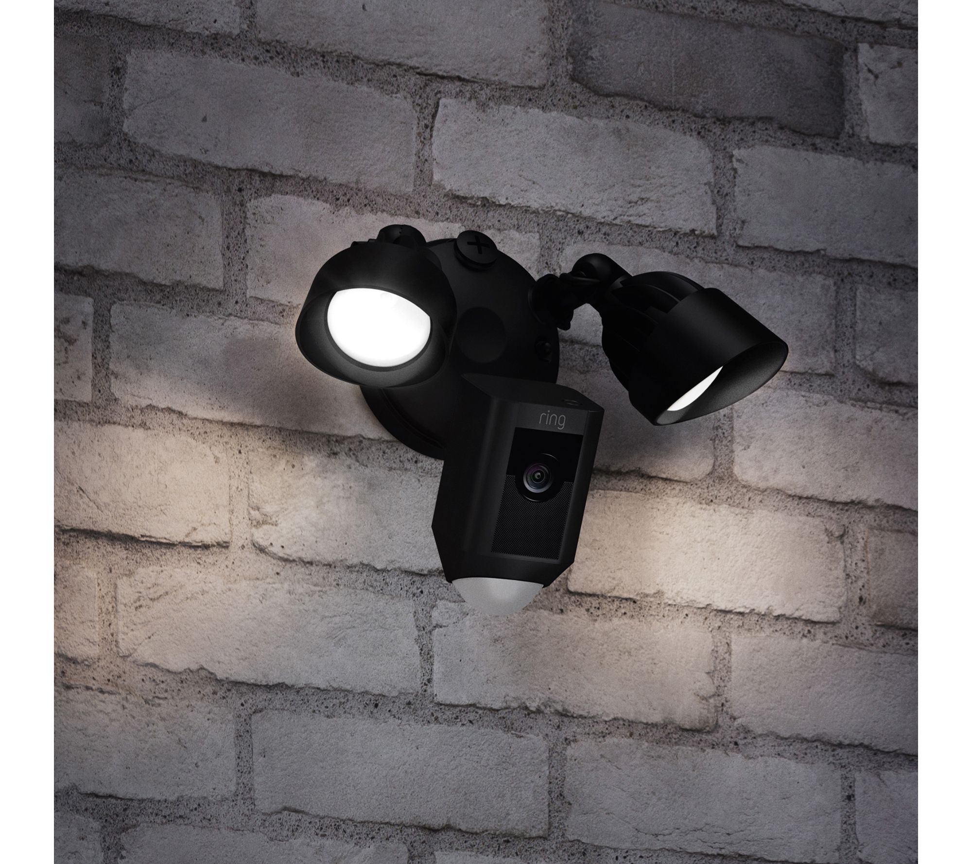 Ring Floodlight Security Camera Wide Angle HD TwoWay Talk w/ 3Year