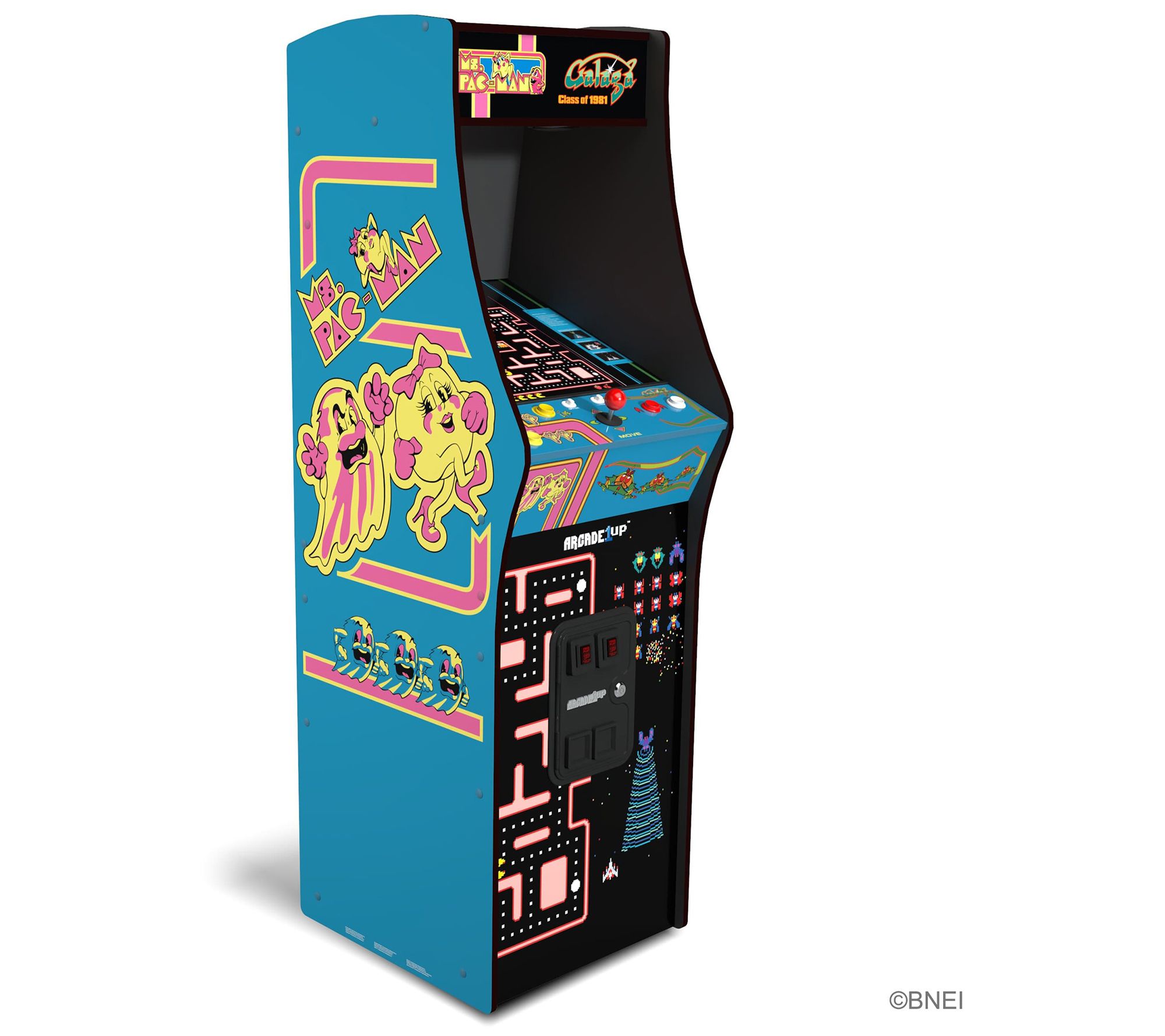 Arcade1Up Ms. Pac-Man Deluxe Arcade (12 Games)