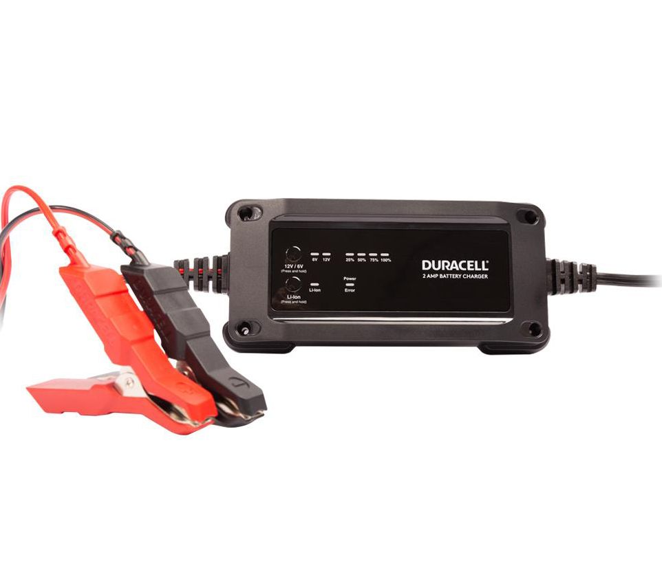 UPC 609525766158 product image for Duracell 2 Amp Battery Charger and Maintainer | upcitemdb.com