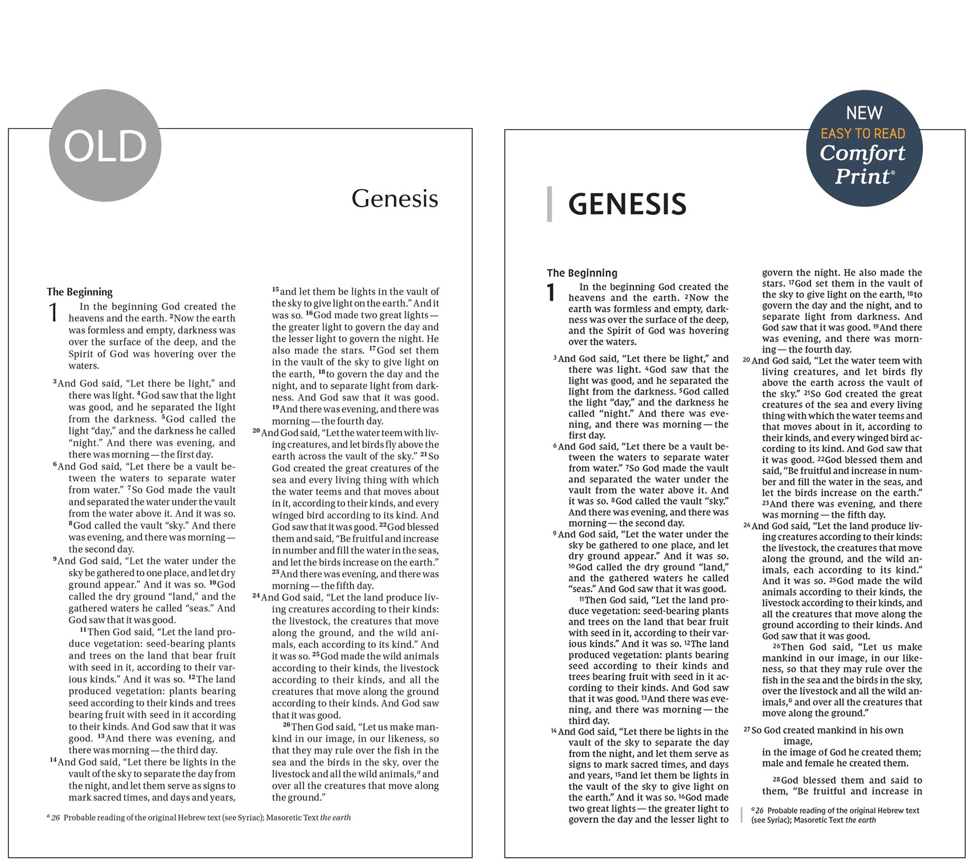 Niv Thinline Comfort Print Bible Page 1 Qvc Com