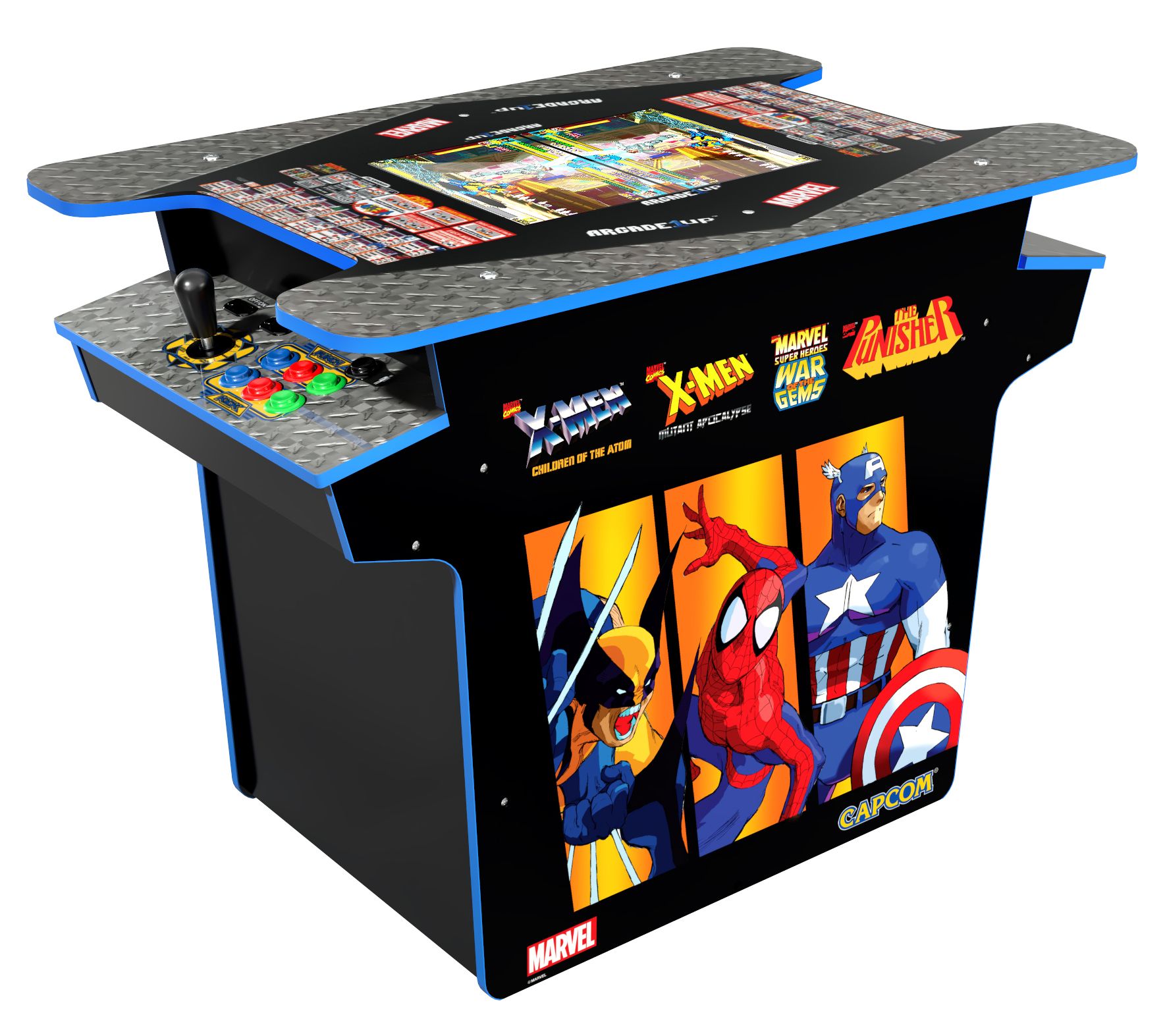 Arcade1Up Marvel vs Capcom Head-to-Head Gaming Table (8 Games)