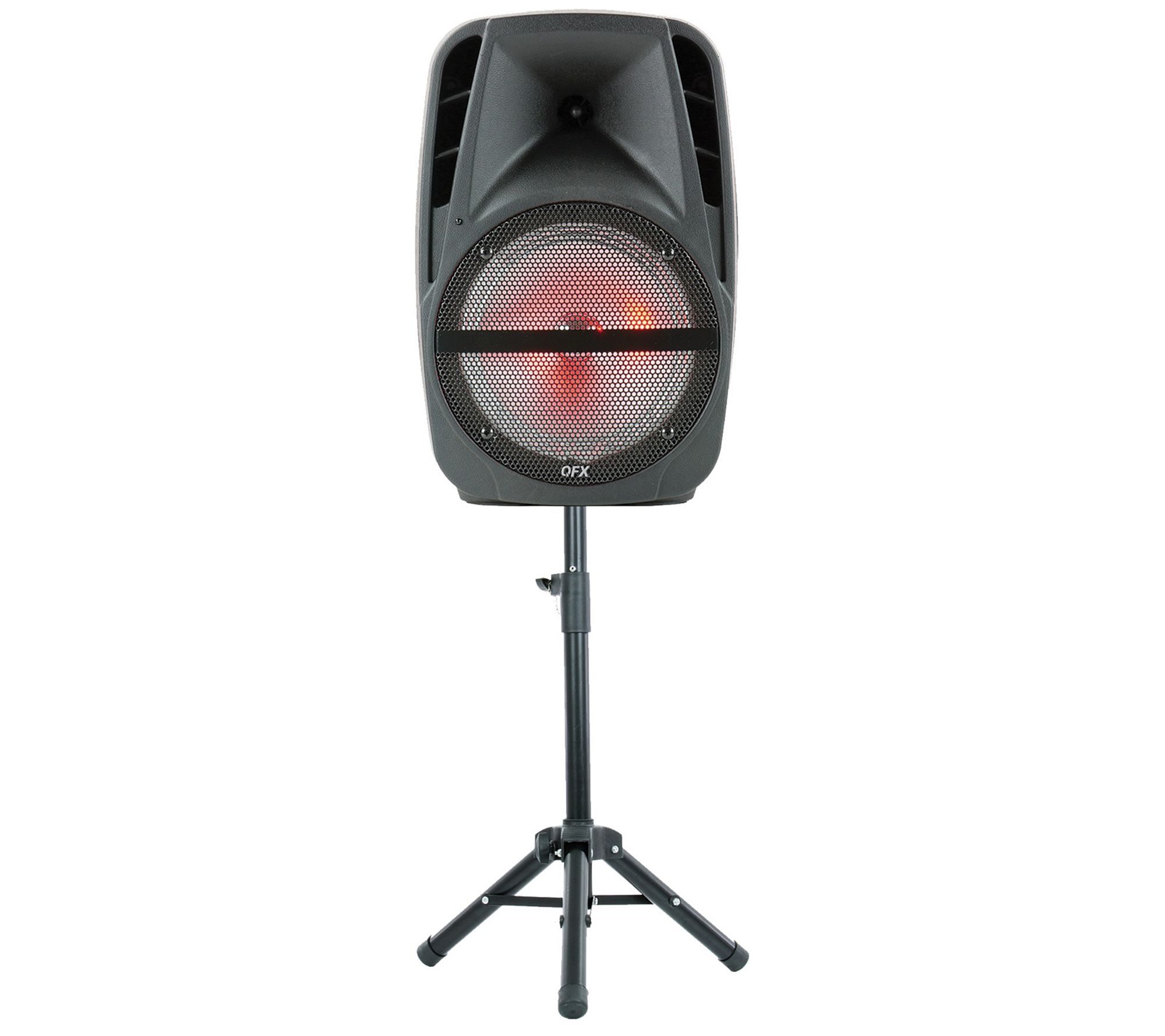 UPC 606540034811 product image for QFX PBX-61161 TWS Party Speaker w/ Microphone & Stand | upcitemdb.com