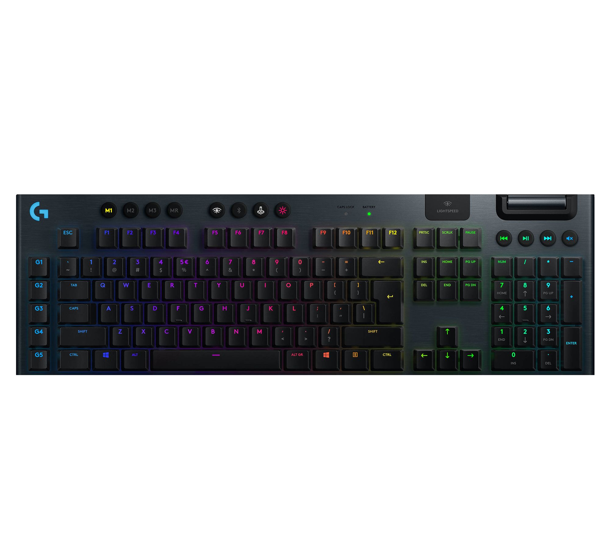 Logitech G915 LIGHTSPEED RGB Gaming Keyboard - L Clicky Keys