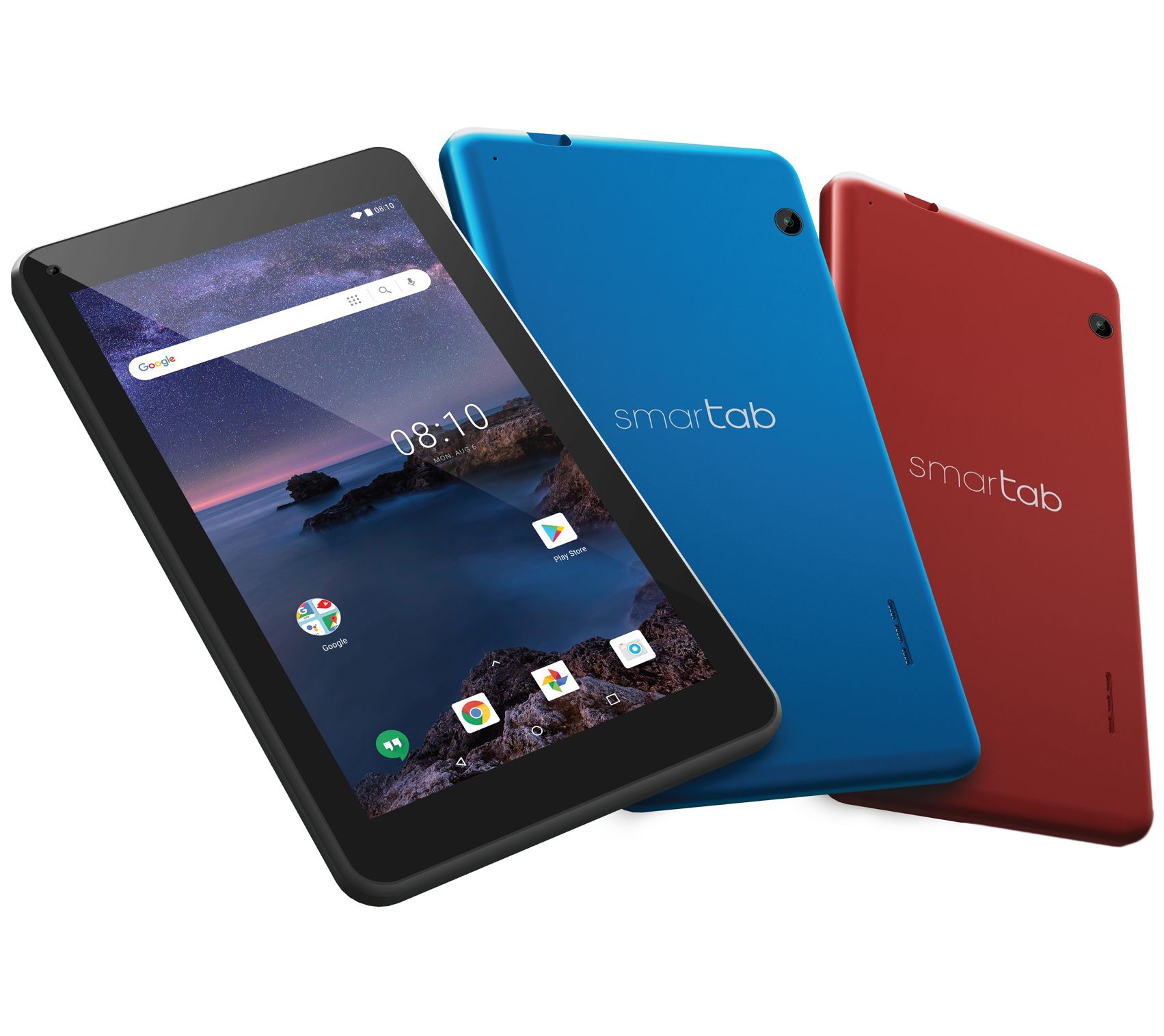 Smartab 7" HD 3Pack Tablets QuadCore, Dual Cameras w/ App Pack —