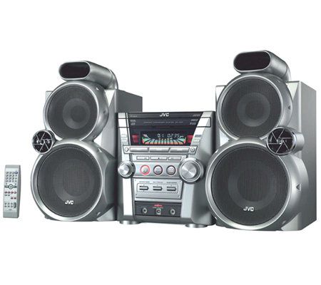 JVC MXGC5 460 Watt 3-Disc CD/MP3 Micro System - E139474 — QVC.com