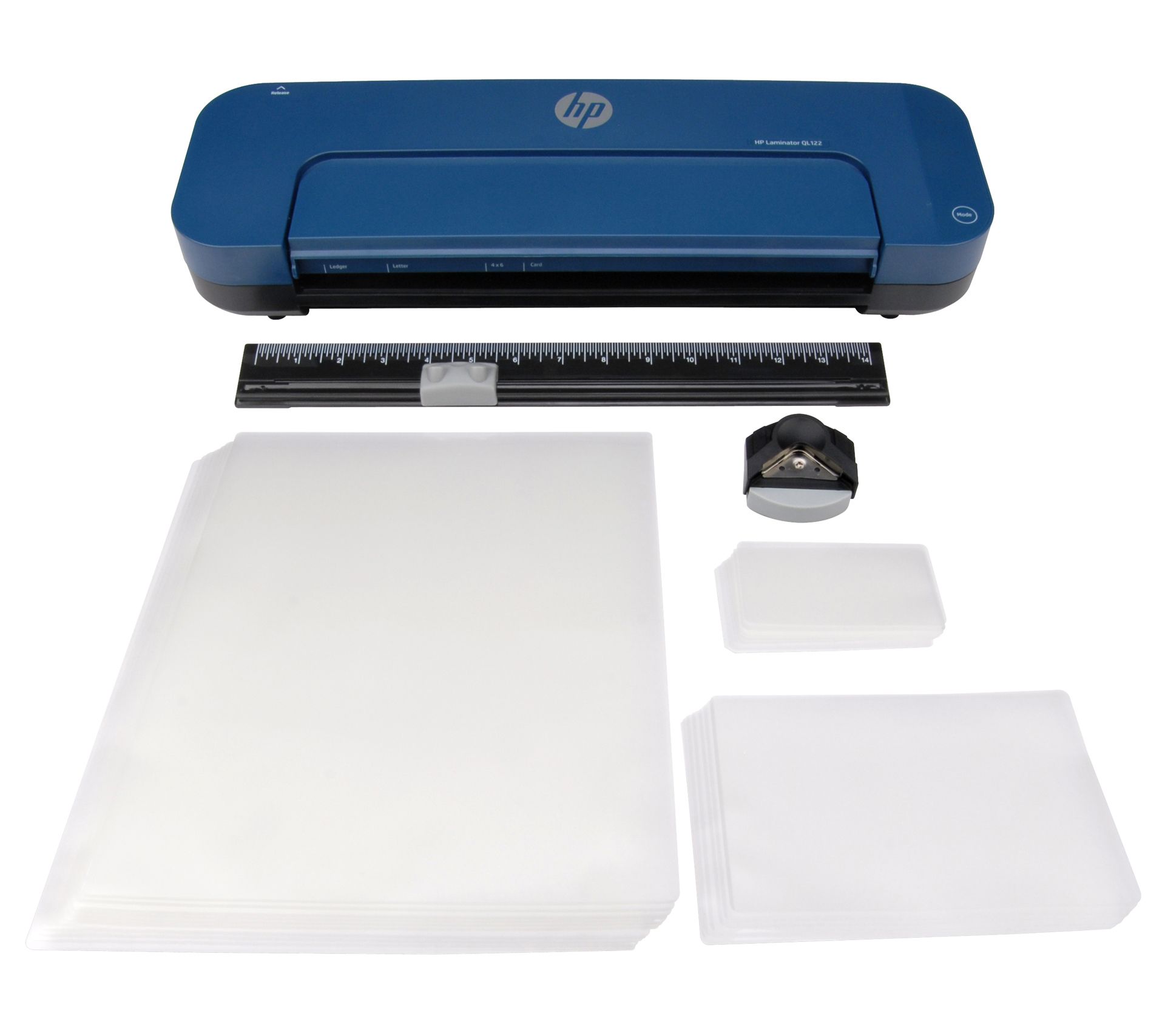 HP 12" Laminator with Starter Kit, Trimmer, & Corner Cutter