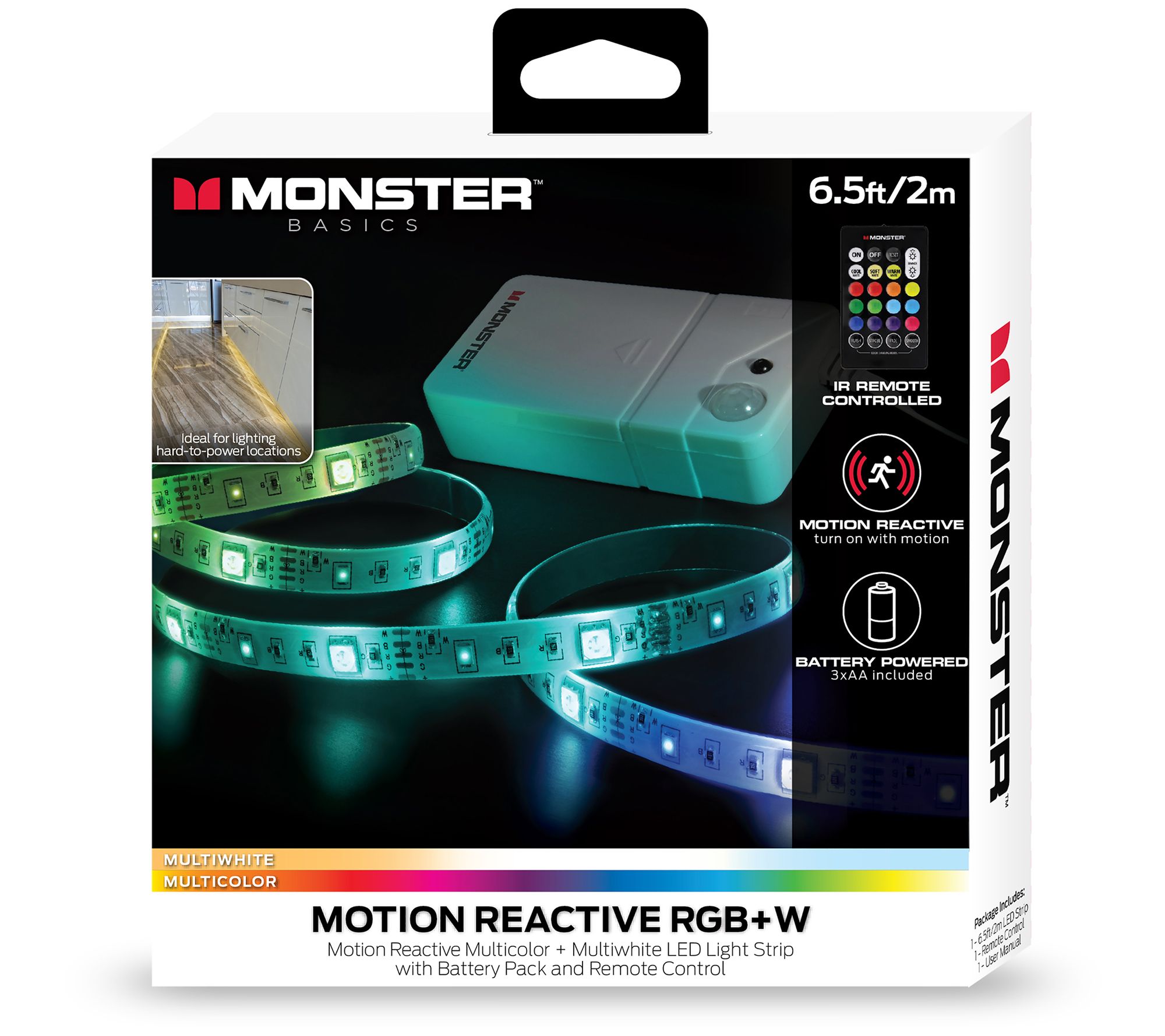 Monster Motion-Activated 6.5' LED Light Strip